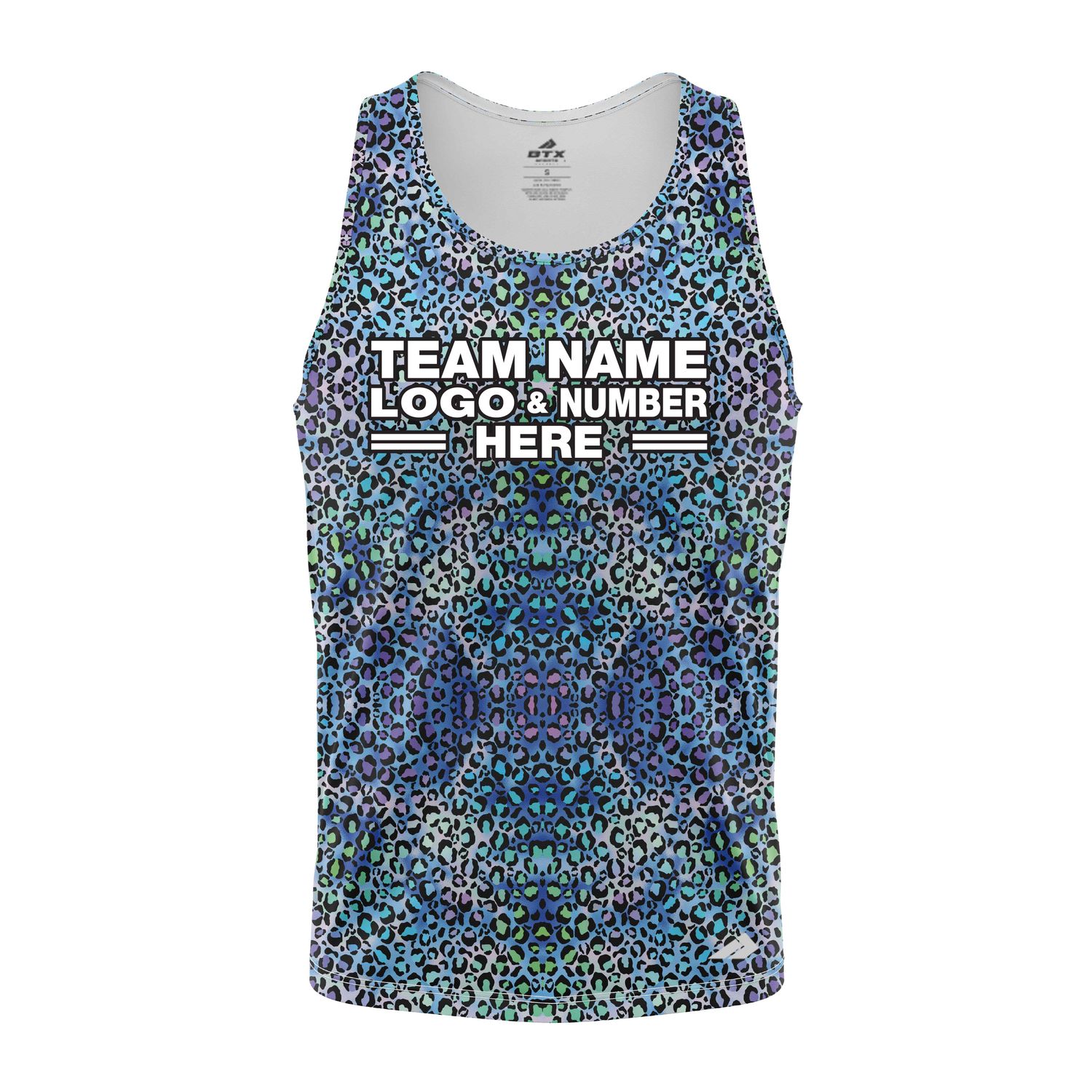 Custom Fully Abstract Animal Print Performance Tank Top 19315