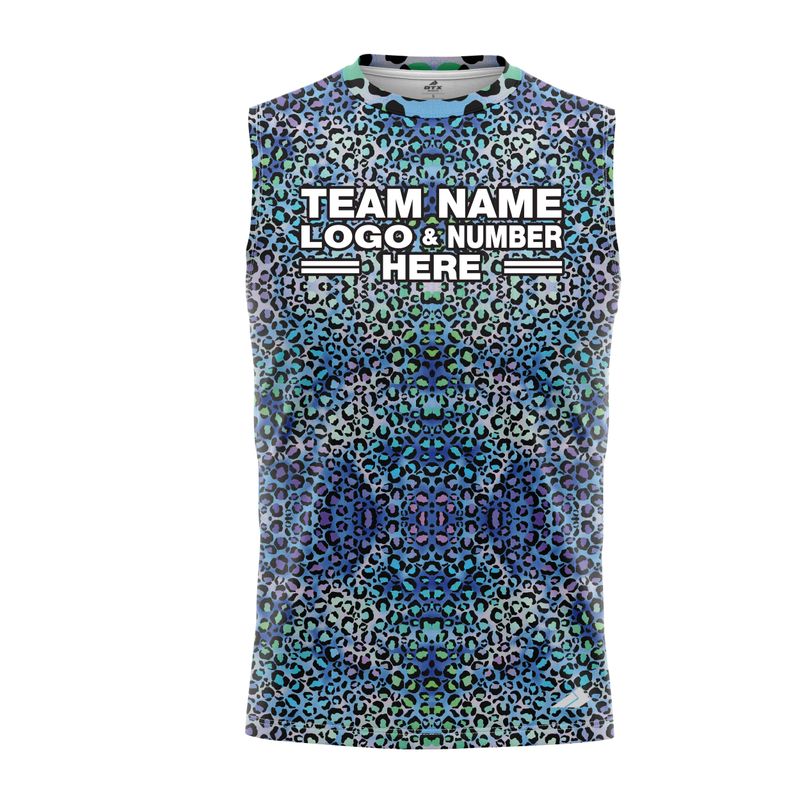 Custom Fully Abstract Animal Print Performance Sleeveless 19411