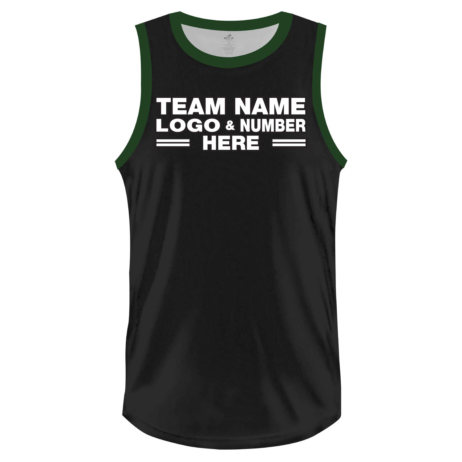 Custom Fully Sublimated Solid Four Pattern Black Green Performance Basketball Uniform Jersey 22917
