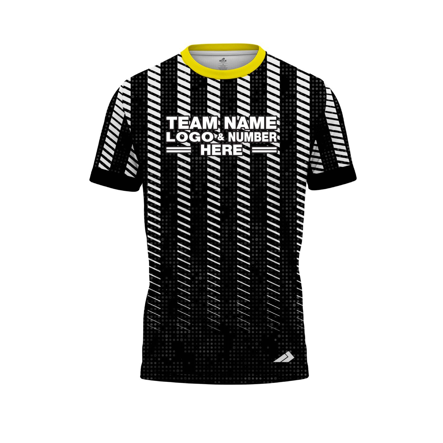 Custom Fully Sublimated Elite Referee Pattern Black Performance Jersey 23578