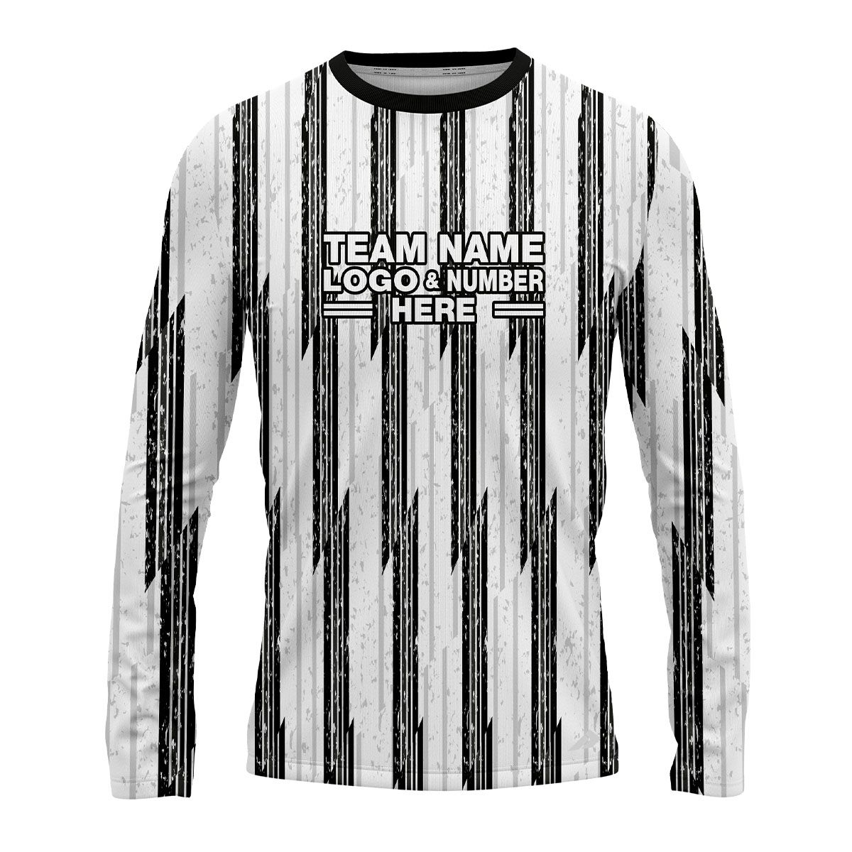 Custom Fully Sublimated Elite Referee Pattern White Performance Long Sleeves 23686
