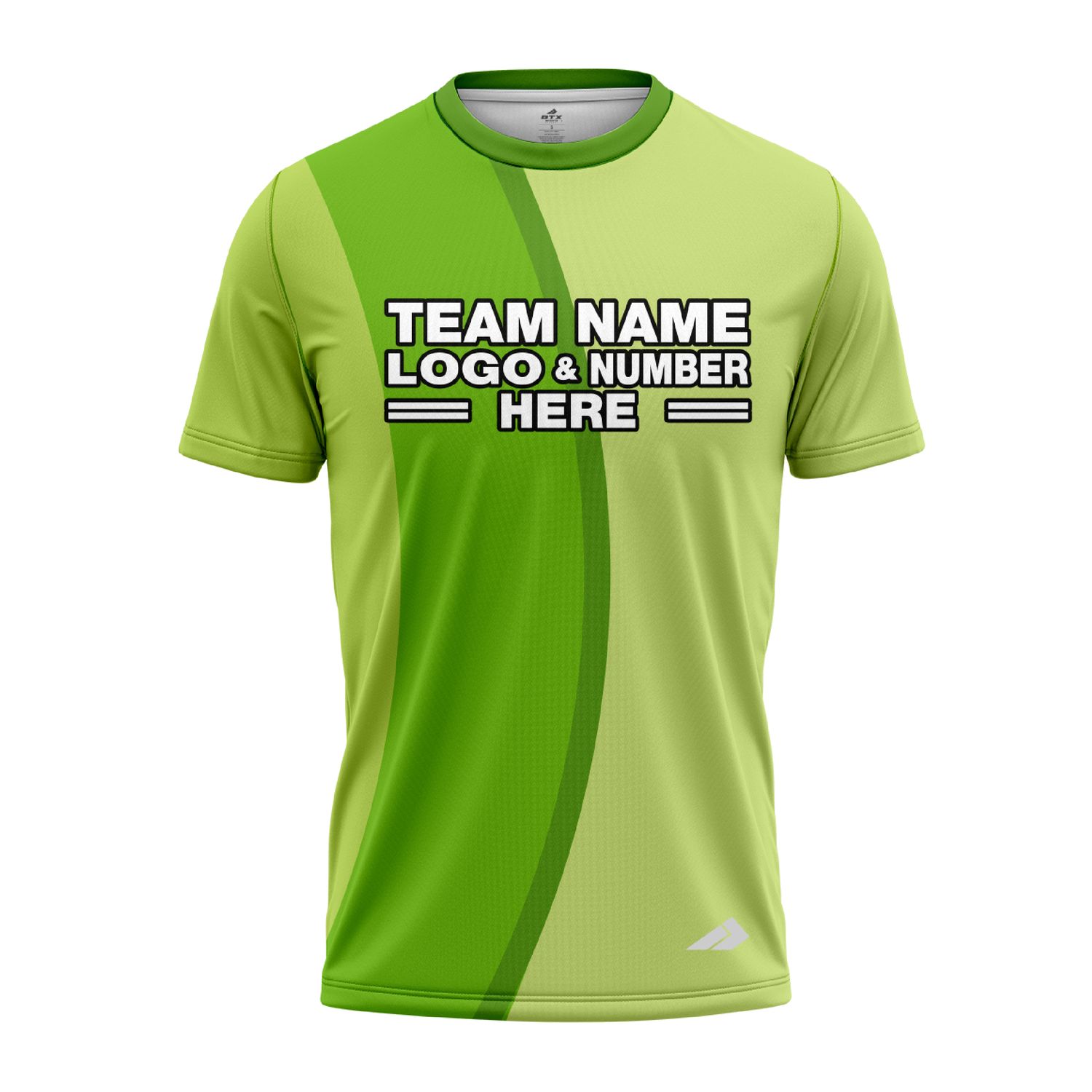 Custom Fully Sublimated Basic Golf Pattern Green Performance Jersey 23816