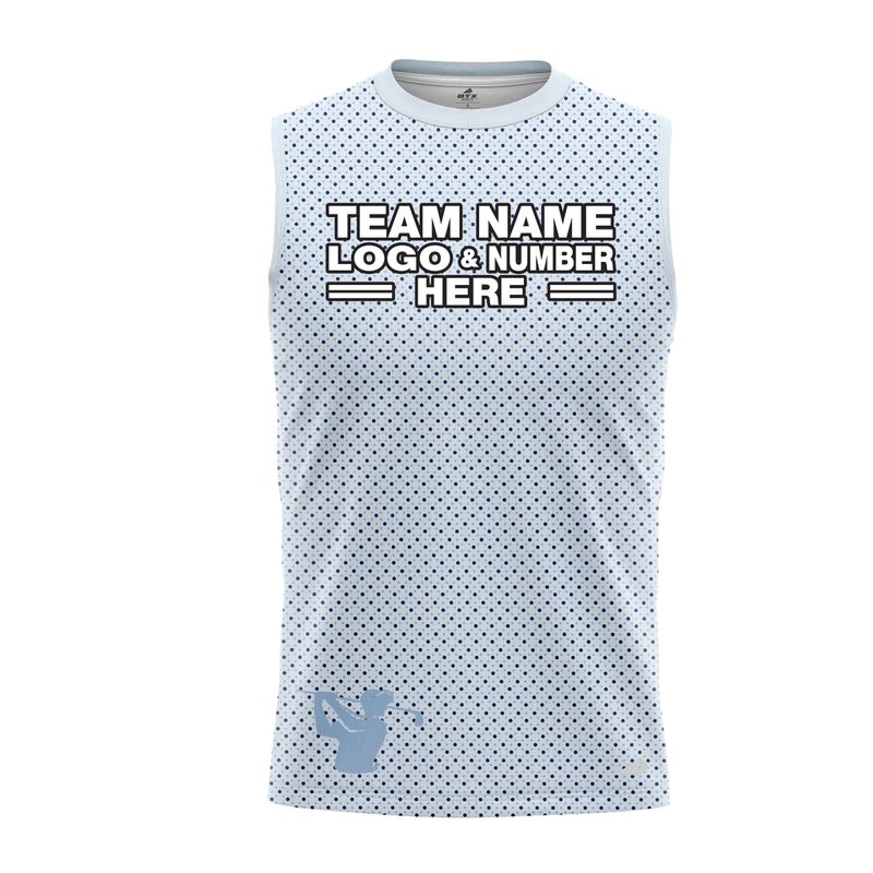 Custom Fully Sublimated Basic Golf Pattern SkyBlue Performance Sleeveless 23925