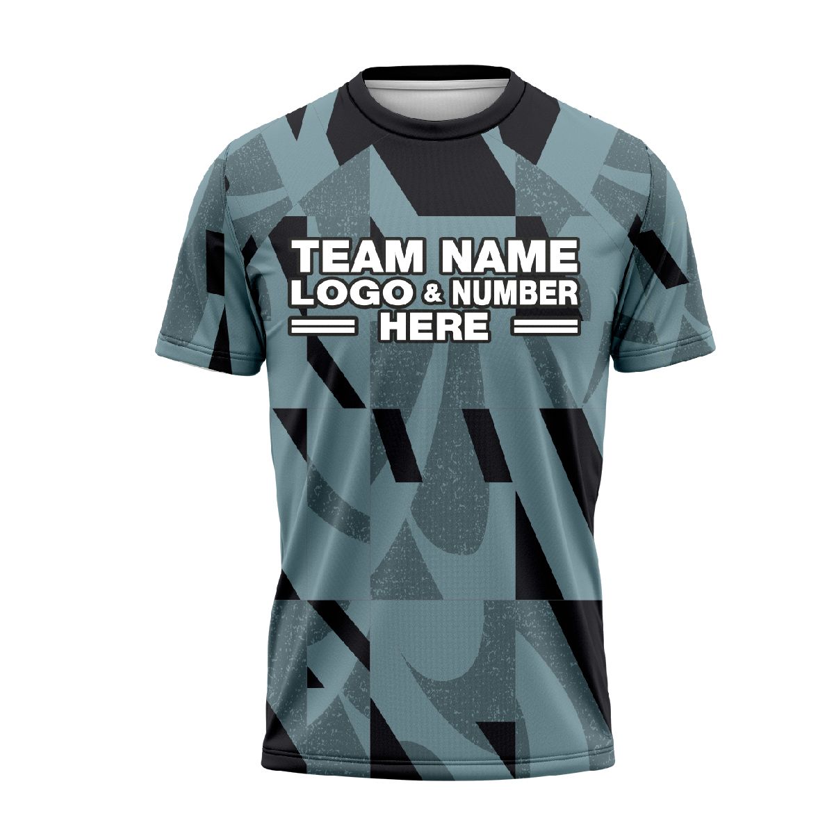 Custom Fully Sublimated Multiple Forms Pattern Grey Black Performance Soccer Uniform Jersey 24265