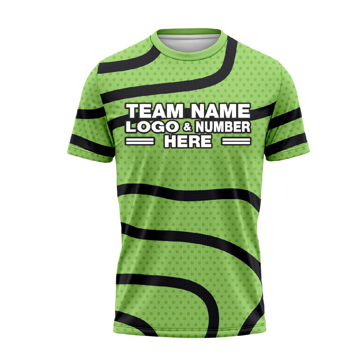 Custom Fully Sublimated Maze Pattern Green Black Performance Soccer Uniform Jersey 24297