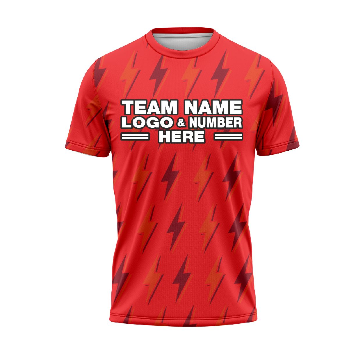 Custom Fully Sublimated Flash Pattern Red Performance Soccer Uniform Jersey 24313