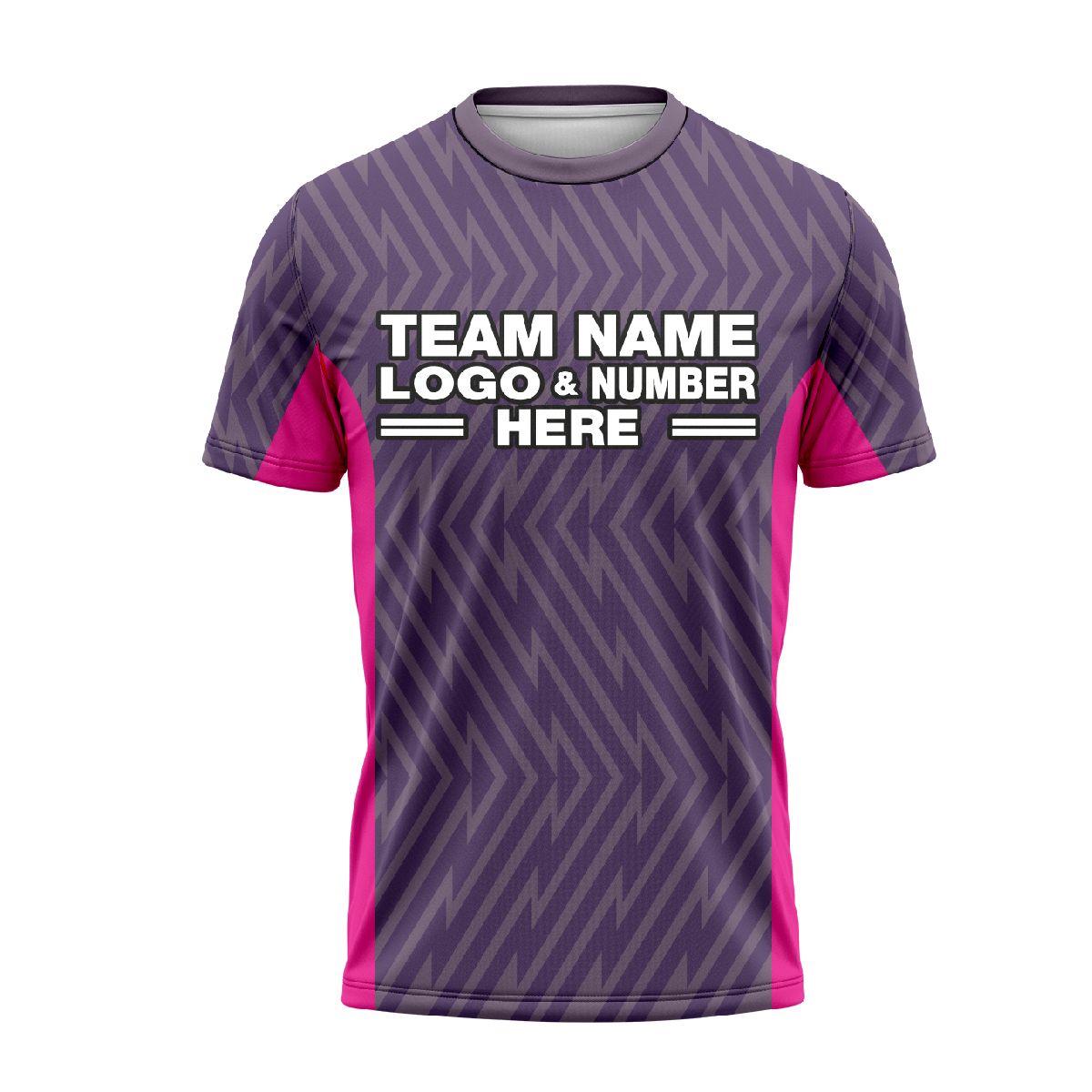 Custom Fully Sublimated Spikes Pattern Berry Purple Performance Soccer Uniform Jersey 24345