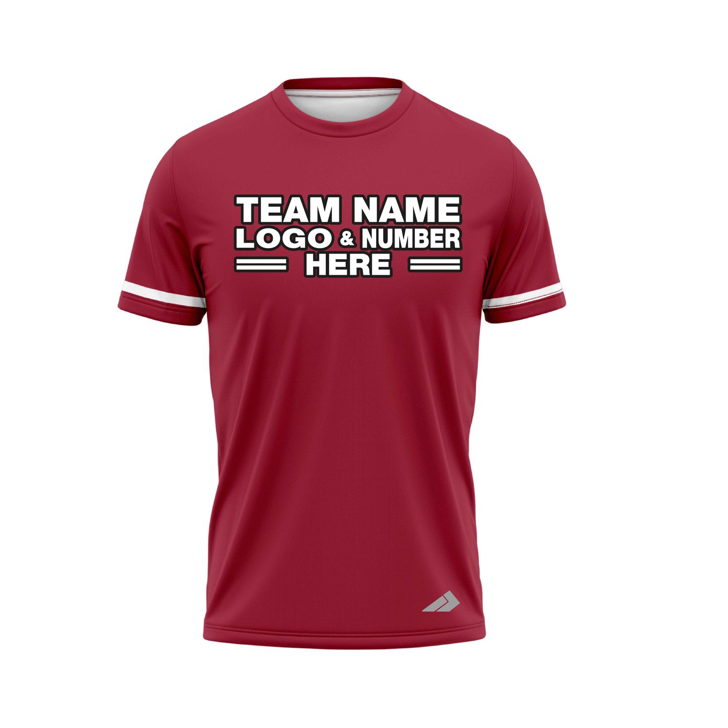 Custom Fully Sublimated Solid Seven Pattern Red White Performance Baseball Softball Jersey 25098