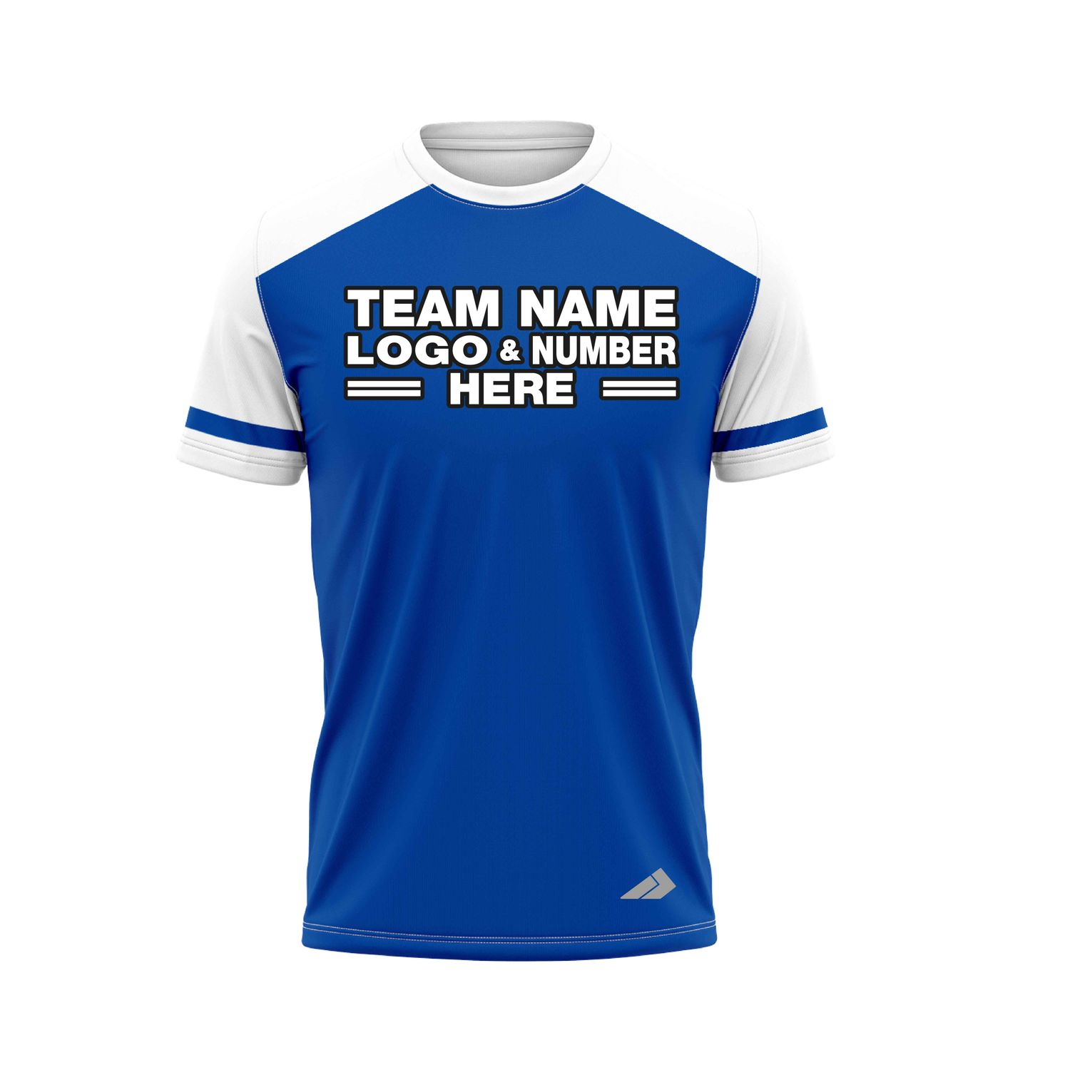 Custom Fully Sublimated Radiant Three Pattern Blue White Performance Baseball Softball Jersey 25120
