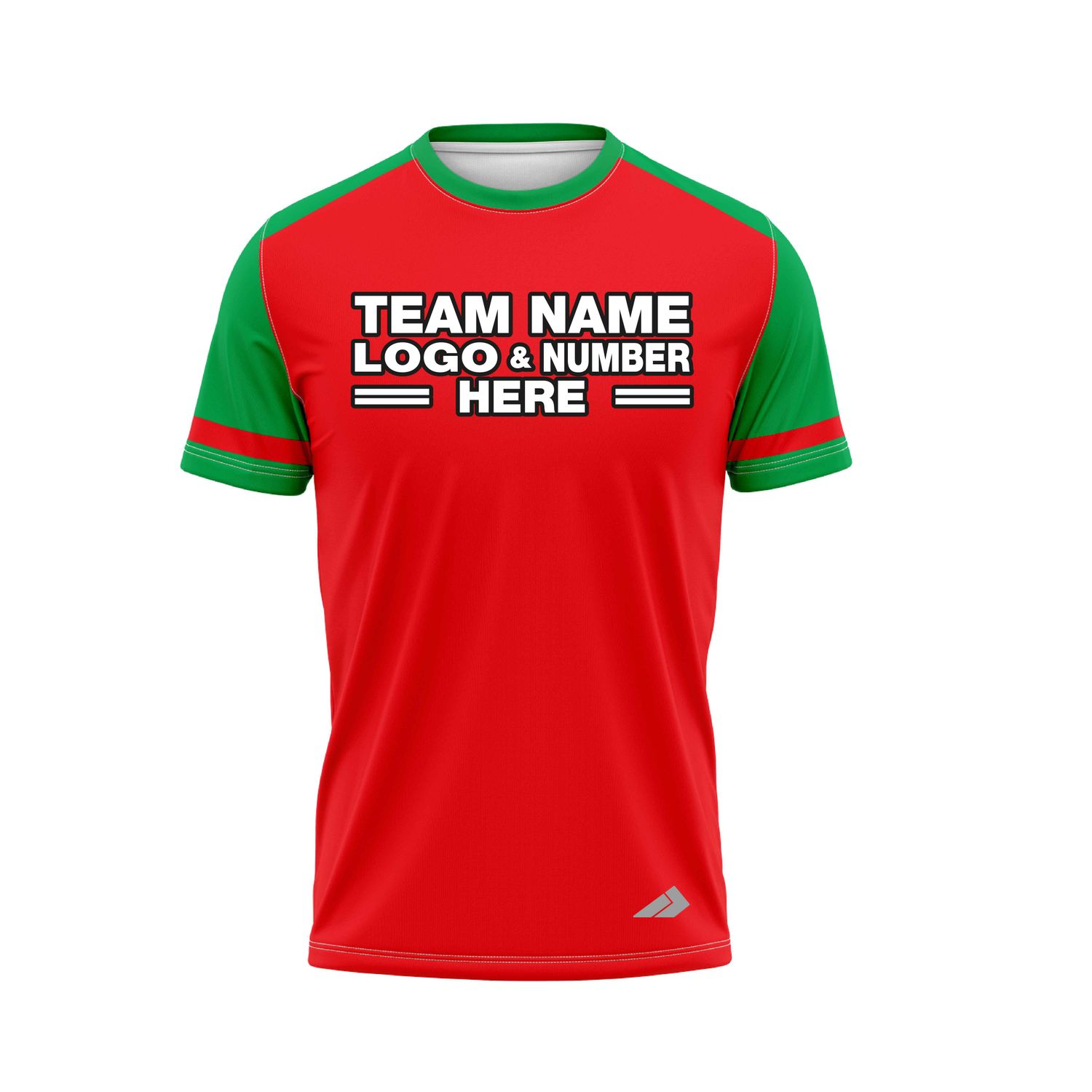 Custom Fully Sublimated Radiant Four Pattern Red Green Performance Baseball Softball Jersey 25121