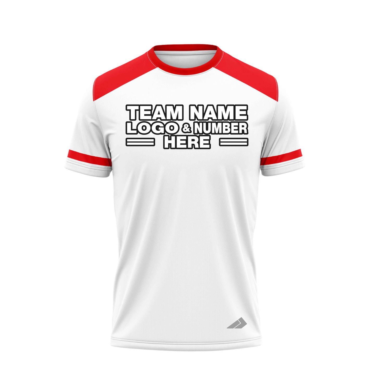 Custom Fully Sublimated Radiant Eleven Pattern White Red Performance Baseball Softball Jersey 25128