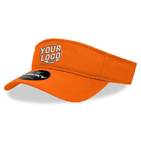 962 Polo Sun 3 Panel Mid Profile Structured Curve Orange Visor 00620