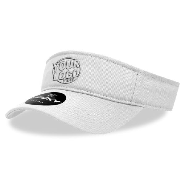 962 Polo Sun 3 Panel Mid Profile Structured Curve White Visor 00630