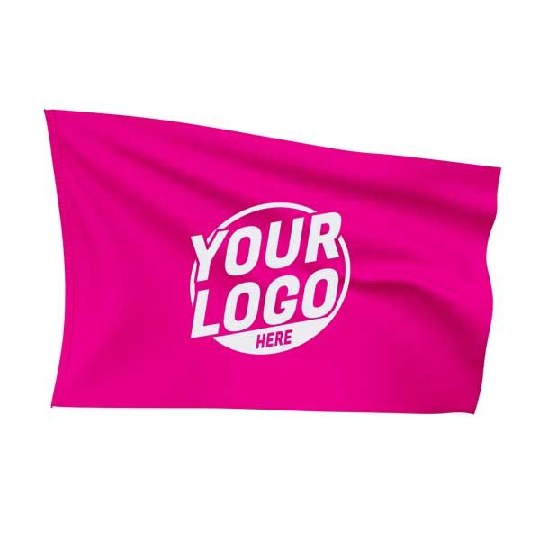 Custom Fully Sublimated Solid CC Pattern Pink Flag 5616