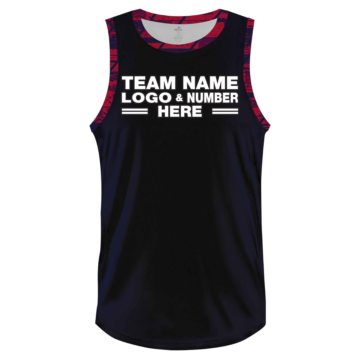 Custom Fully Sublimated Imprint Two Pattern Dark Blue Pink Performance Basketball Uniform Jersey 22300