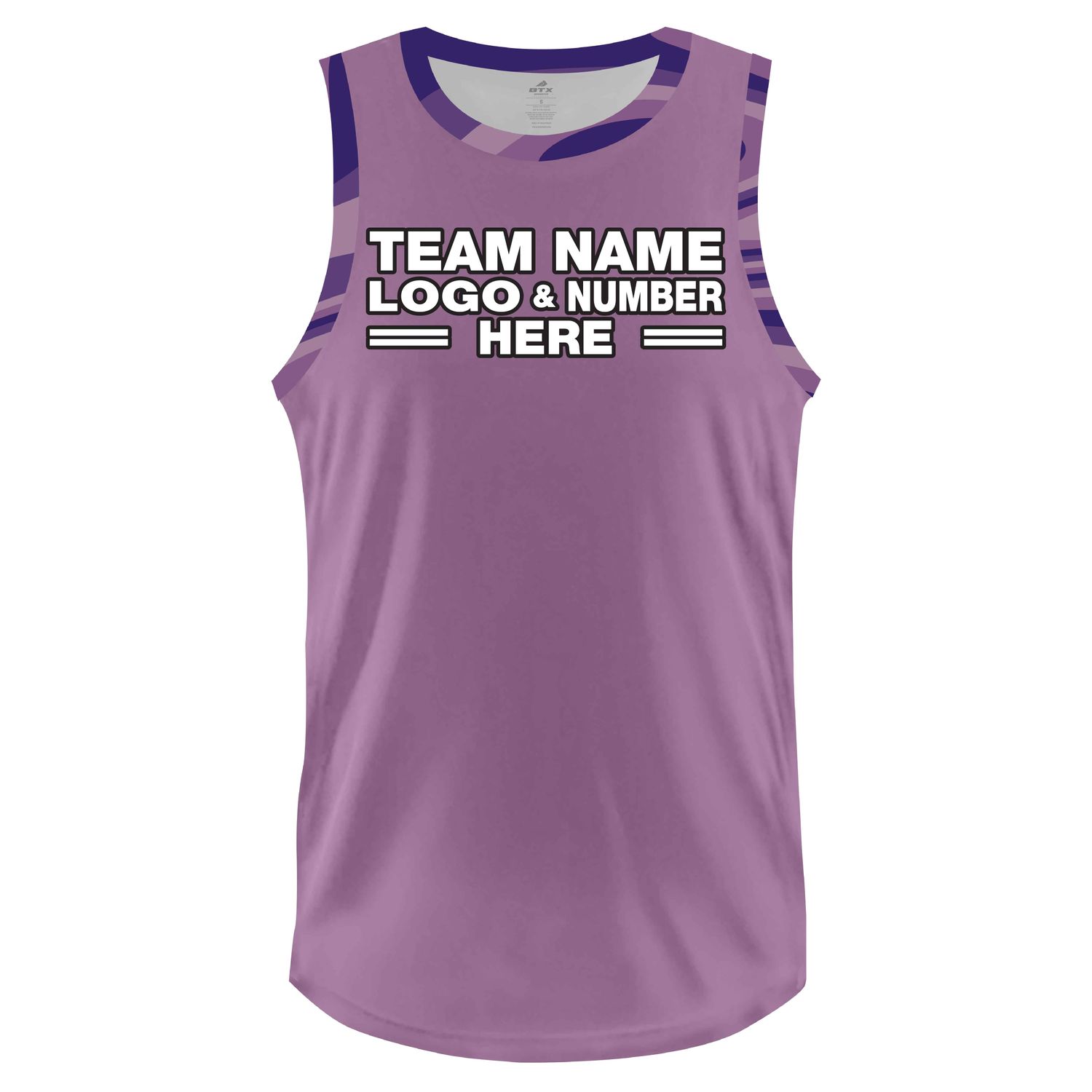 Custom Fully Sublimated Tie Dye Pattern Berry Purple Performance Basketball Uniform Jersey 22320