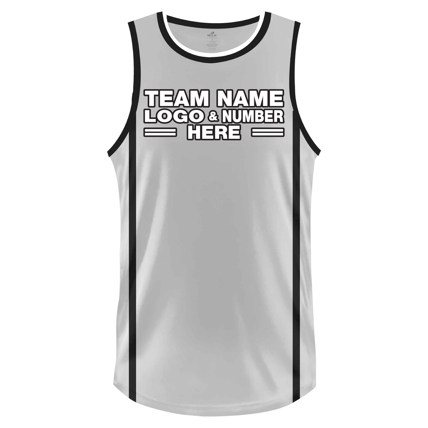 Custom Fully Sublimated Essential Three Pattern White Black Performance Basketball Uniform Jersey 22797