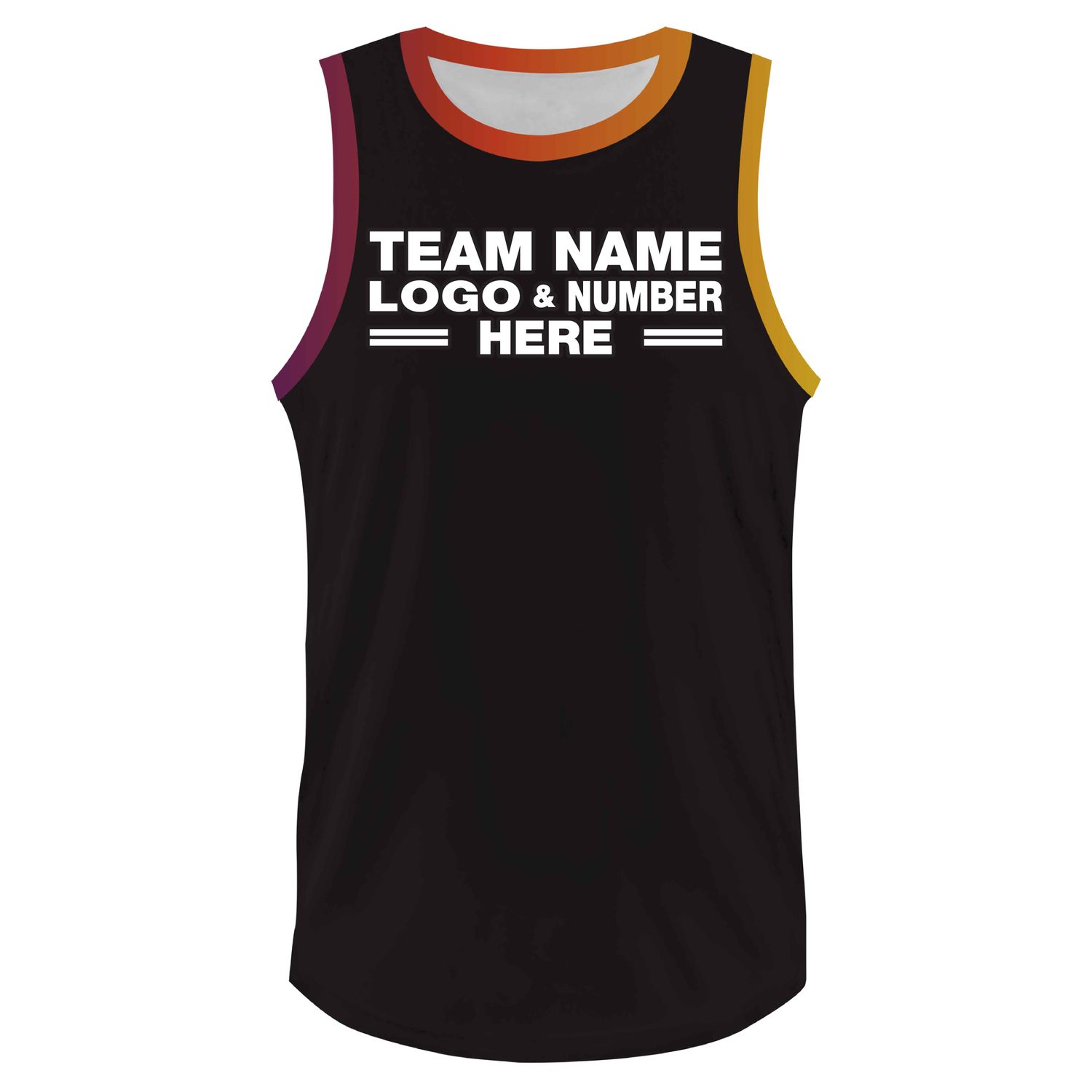 Custom Fully Sublimated Colors Pattern Black Multicolor Performance Basketball Uniform Jersey 23277