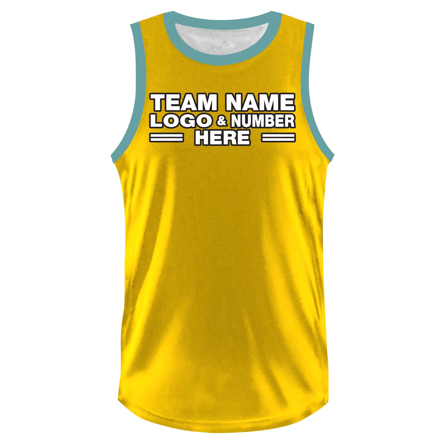 Custom Fully Sublimated Solid Fifteen Pattern Yellow Aqua Performance Basketball Uniform Jersey 23347