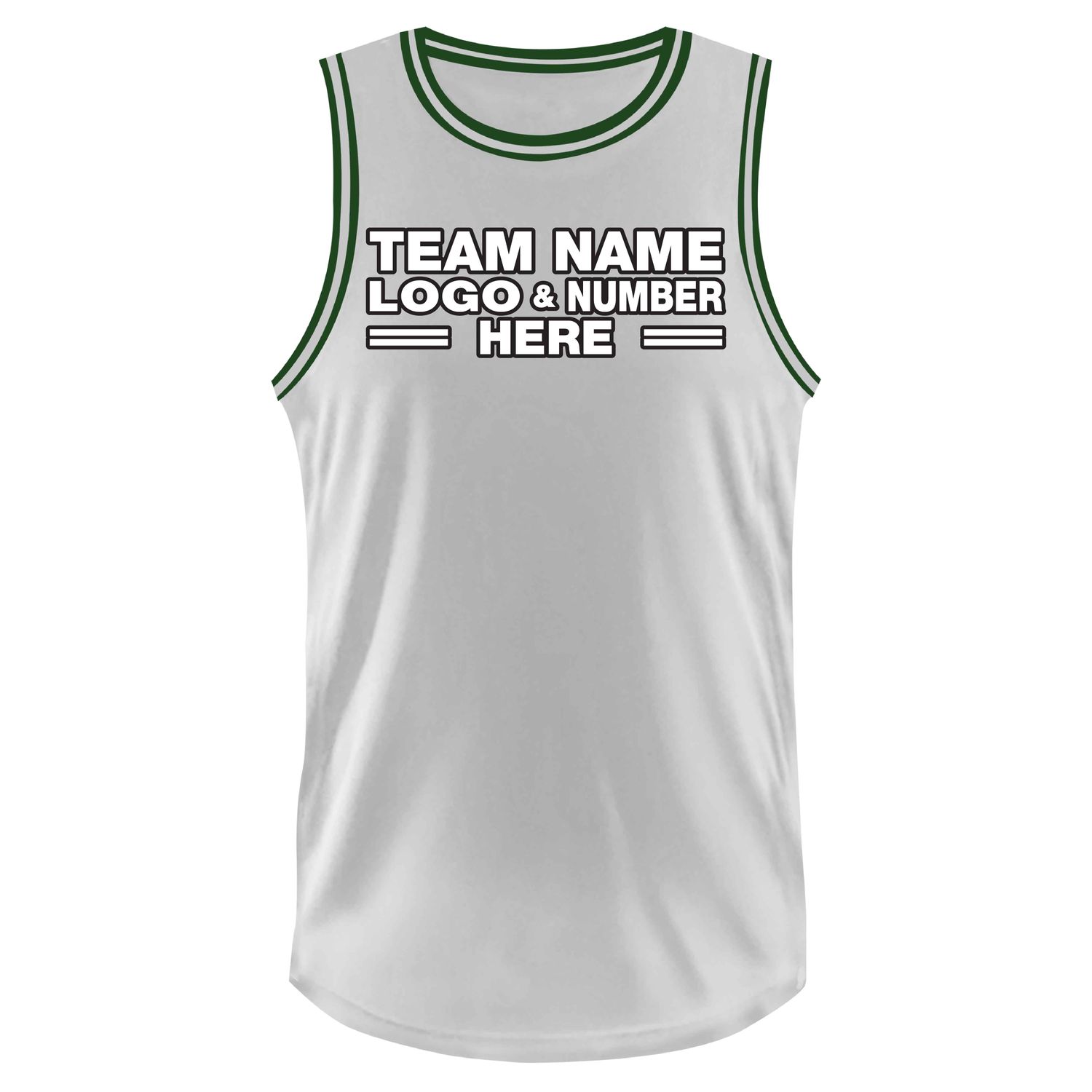 Custom Fully Sublimated Tenue Eleven Pattern Green White Performance Basketball Uniform Jersey 23467