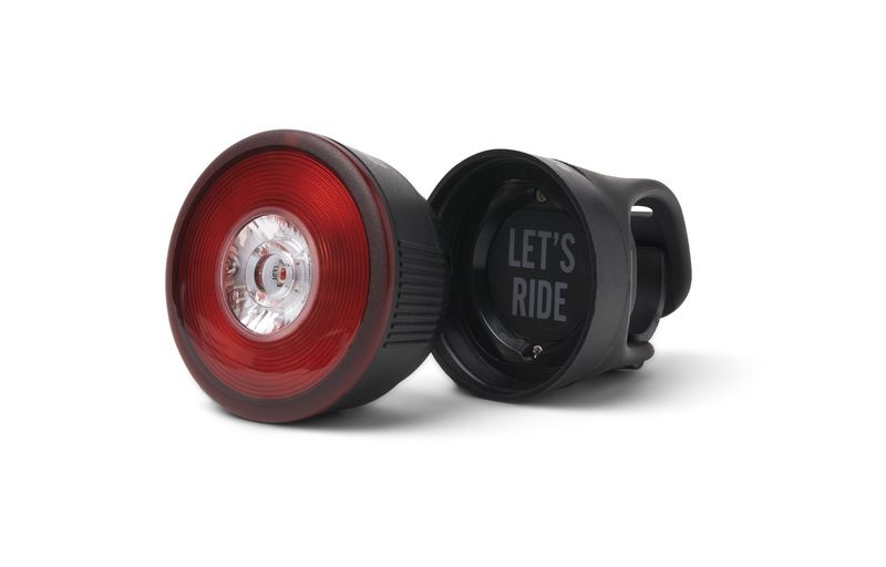 Traveler Magnetic Bike Lights - Stealth Black - Rear