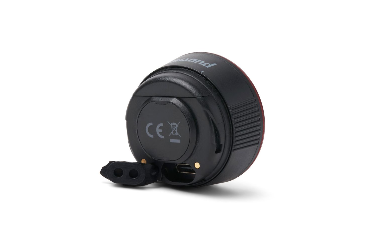Traveler Magnetic Bike Lights - Stealth Black - Front