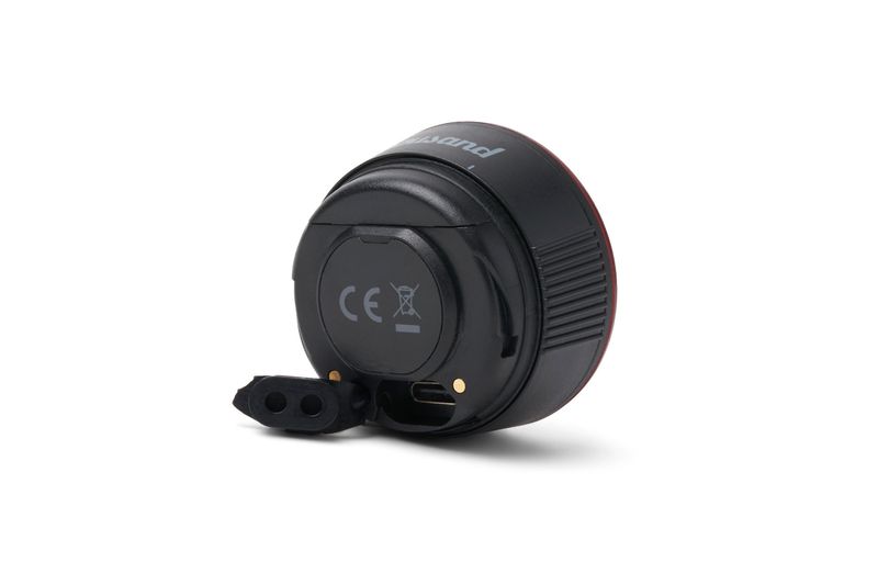 Traveler Magnetic Bike Lights - Stealth Black - Front