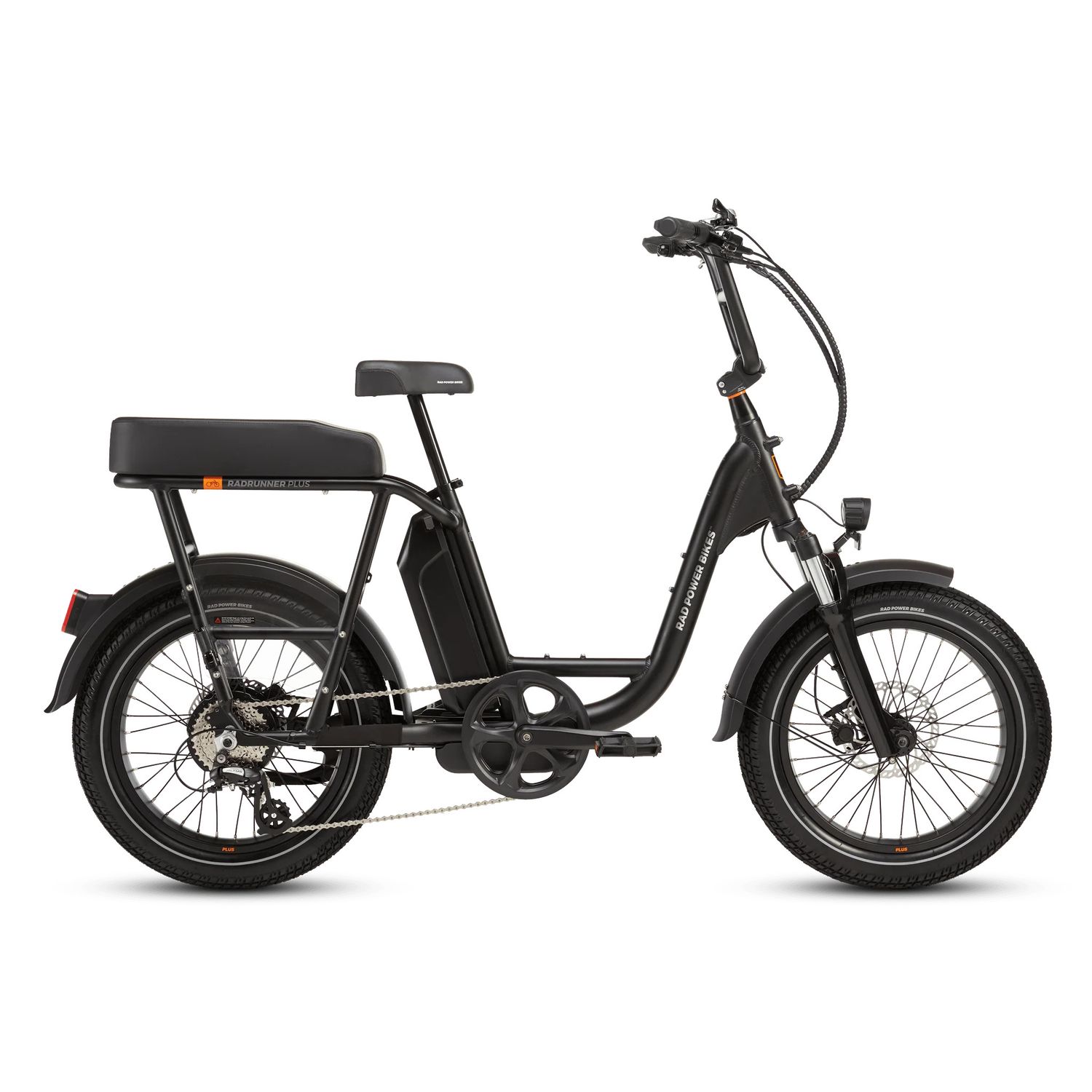 Rad Power Bikes RadRunner™ Plus Electric Cargo Utility Bike (2025) Matte Black