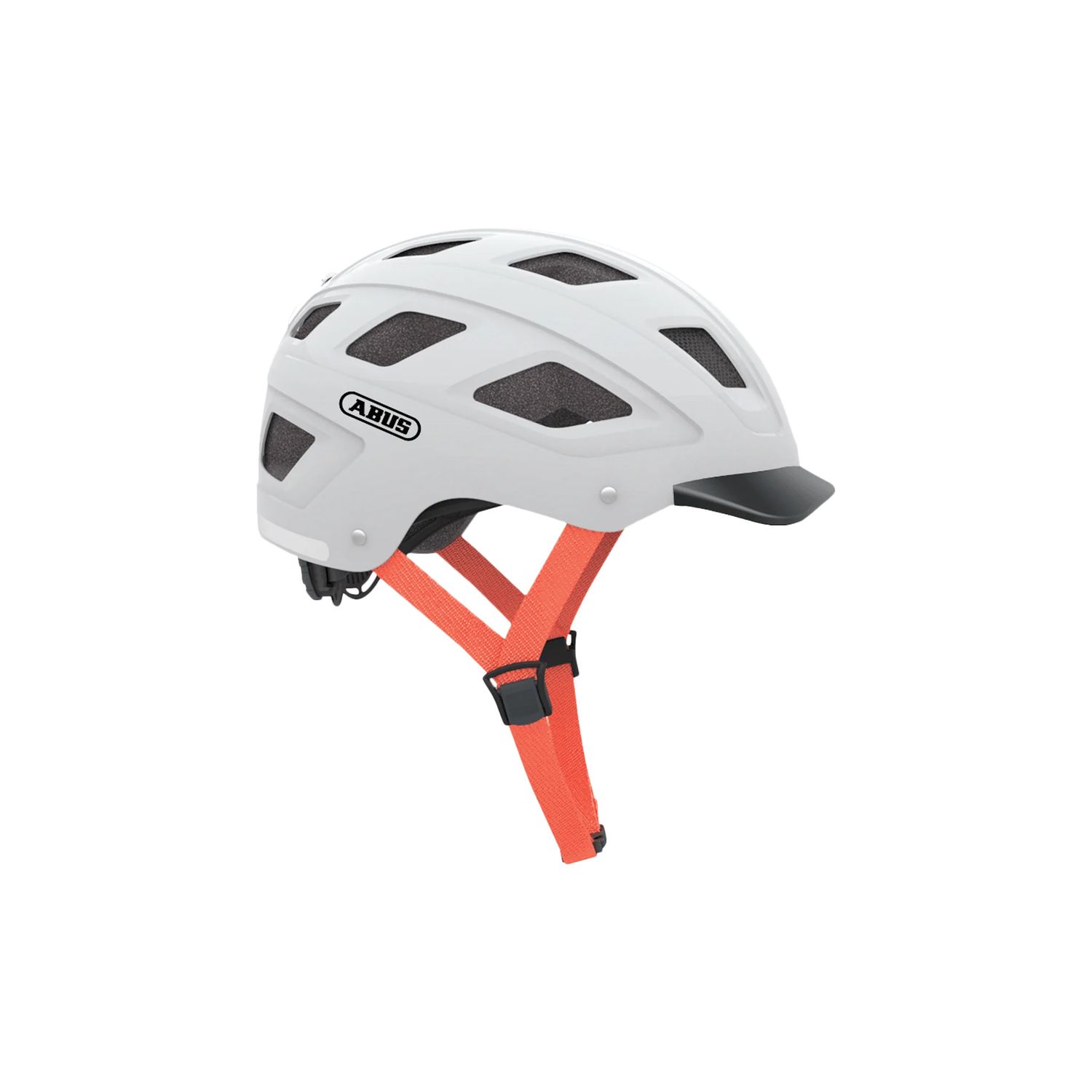 ABUS Helmets -, Model: Urban Hyban 2.0, Color: Brilliant Grey, Size: Medium 52cm  - 58cm