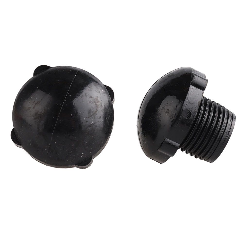 FO MAC 5/16 BLACK TOE STOPS, TOE STOPS: BLACK, STEM SIZE: 5/16