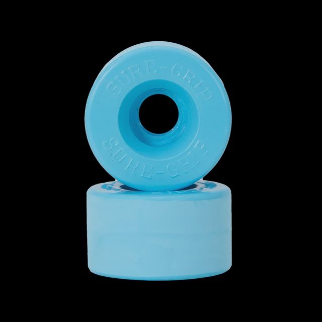 SURE-GRIP VELVET 57MM WHEELS, COLOR: SKY BLUE