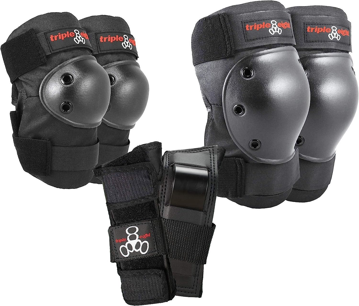 Triple Eight Saver Series Pad Set with Kneesavers, Elbowsavers and Wristsavers