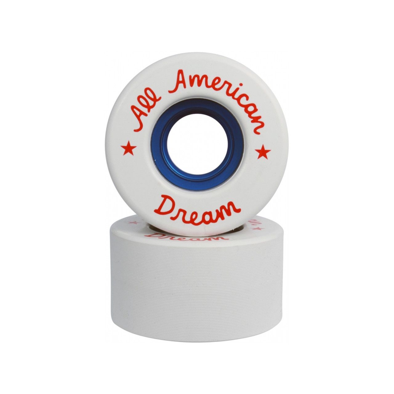 ALL AMERICAN DREAM WHEELS, HARDNESS: 101A, WHITE: WHITE BLUE RED