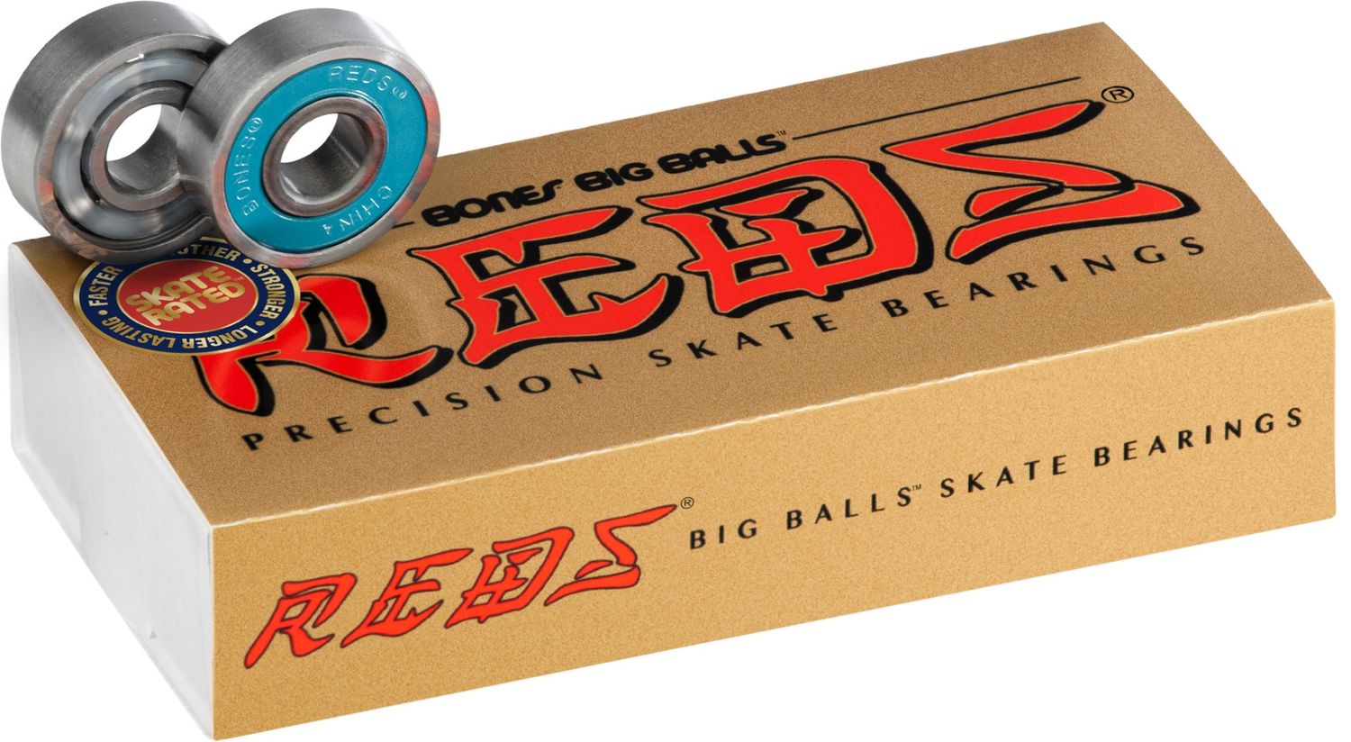 Bones® BIG BALLS™ REDS® Bearings 8mm 16pk