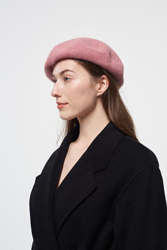 CAP058-BERET Mauve