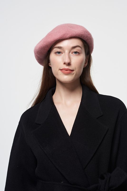 CAP058-BERET Mauve