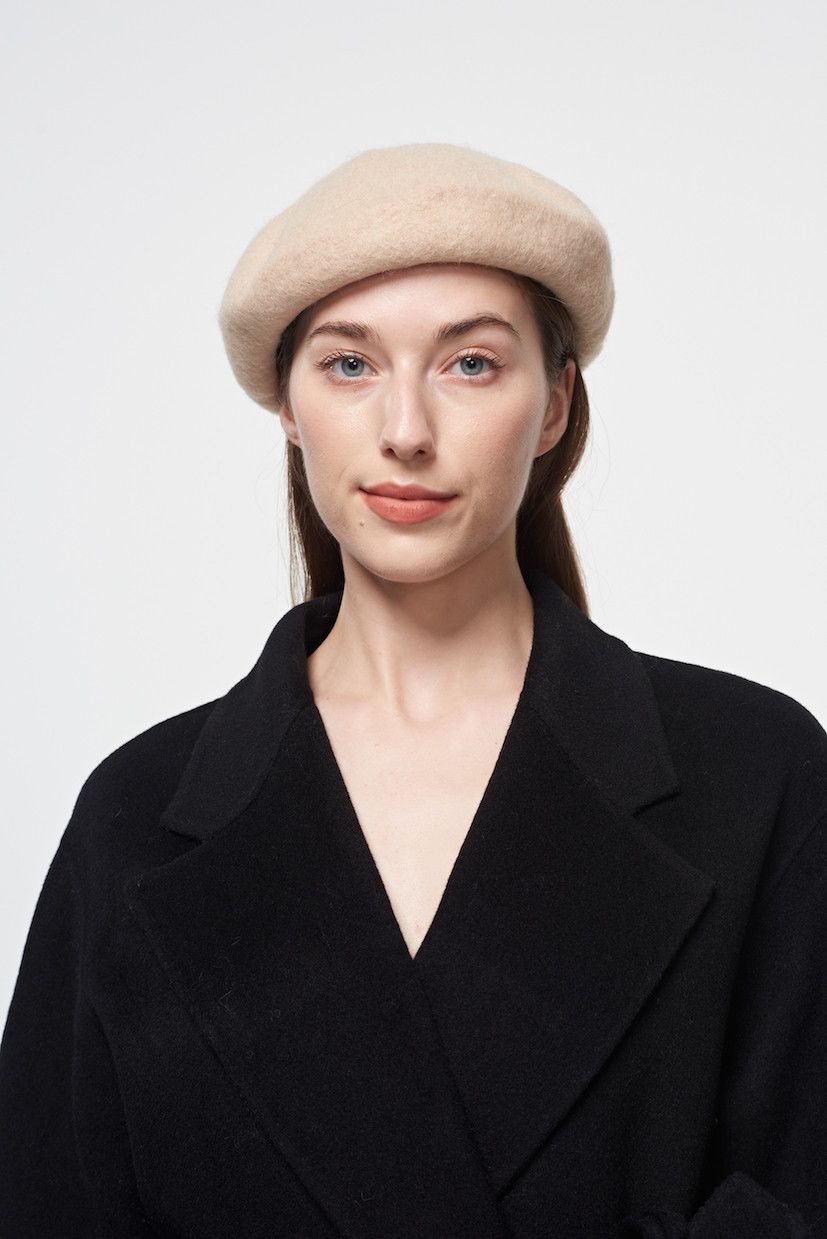 CAP068-BERET Beige