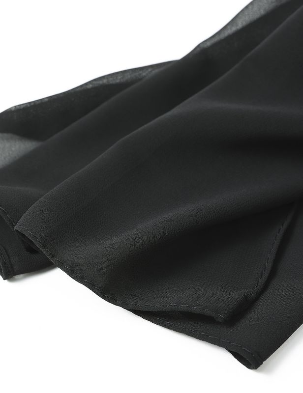 Chiffon Scarf - Black