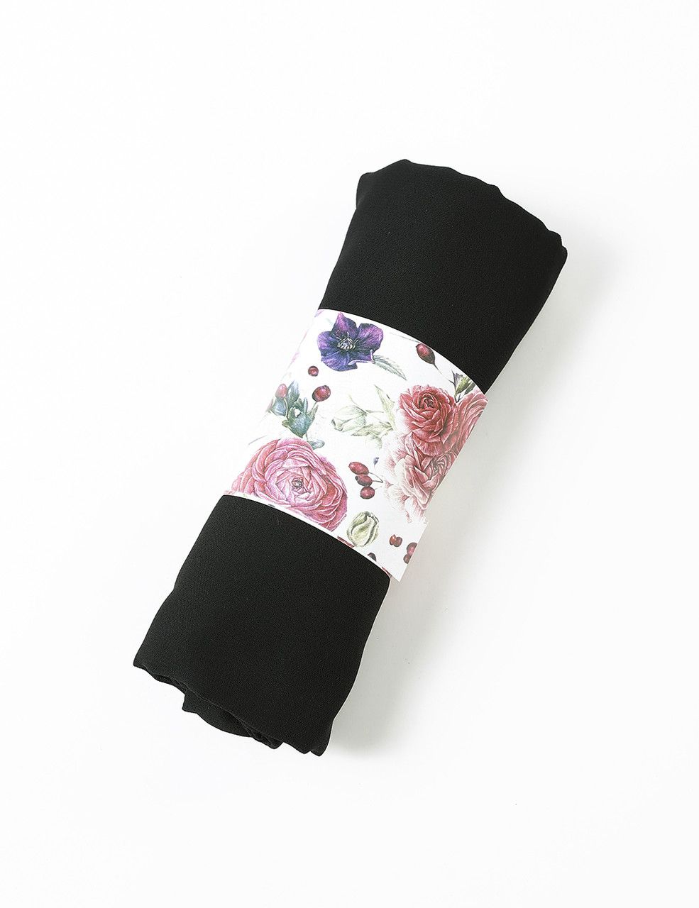 Chiffon Scarf - Black