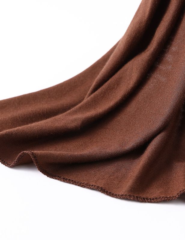 Jersey Scarf - Brown