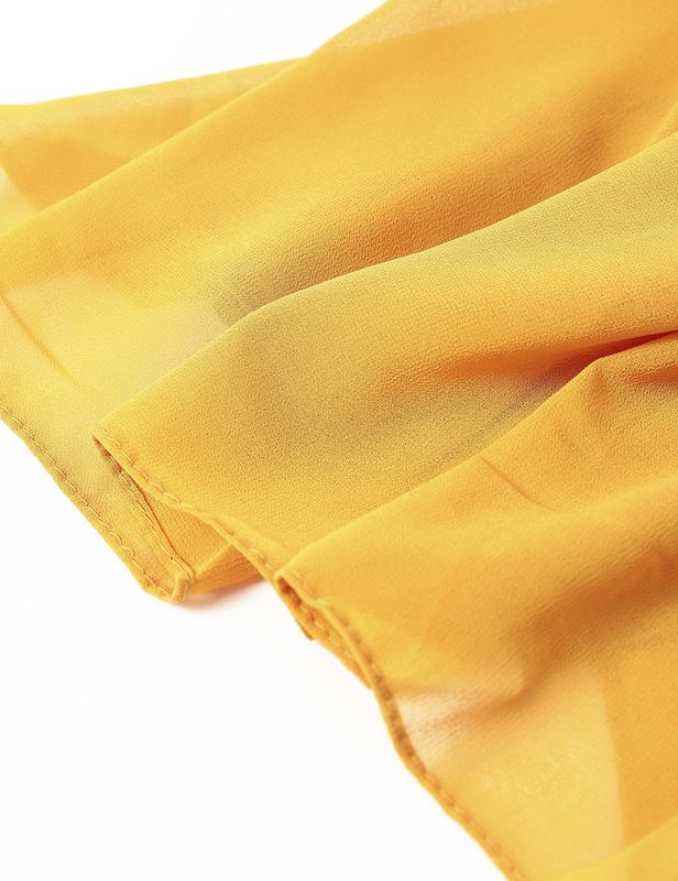 Chiffon Scarf - Gold