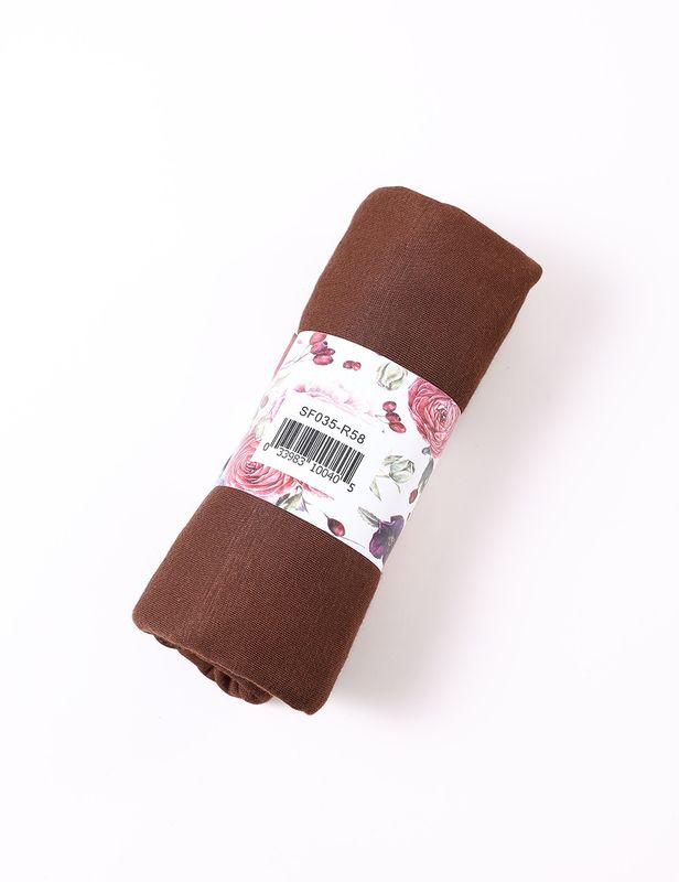 Jersey Scarf - Brown