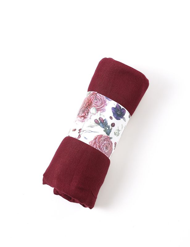 Jersey Scarf - Burgundy