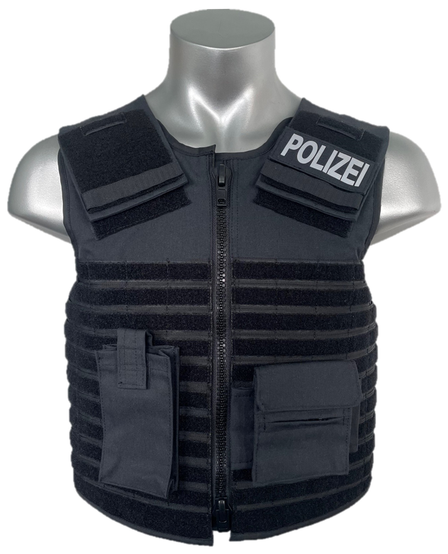 Taktische Hülle mit Mollesystem - parisblau