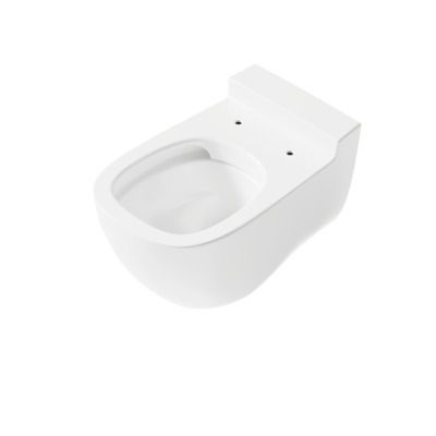 Wand-Tiefspül-WC Vogue ohne Spülrand verdeckte Befestigung weiss PflegePLUS VIGOUR (ohne WC-Deckel)