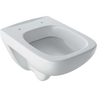 ​Wand-Tiefspül-WC Renova Plan 4.5l/6L 54cm eckig Ausladung weiß von Geberit (ohne WC-Deckel)