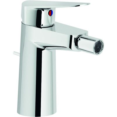 ​Einhand-Bidet-Batterie One mit Ablaufgarnitur, verchromt von VIGOUR