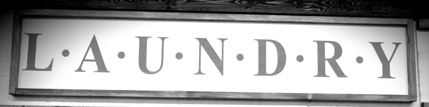 FARMHOUSE LAUNDRY SIGN (9 x 48")-L
