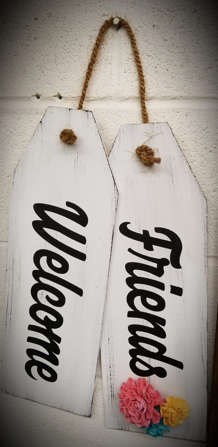 WELCOME FRIENDS TAGS-**