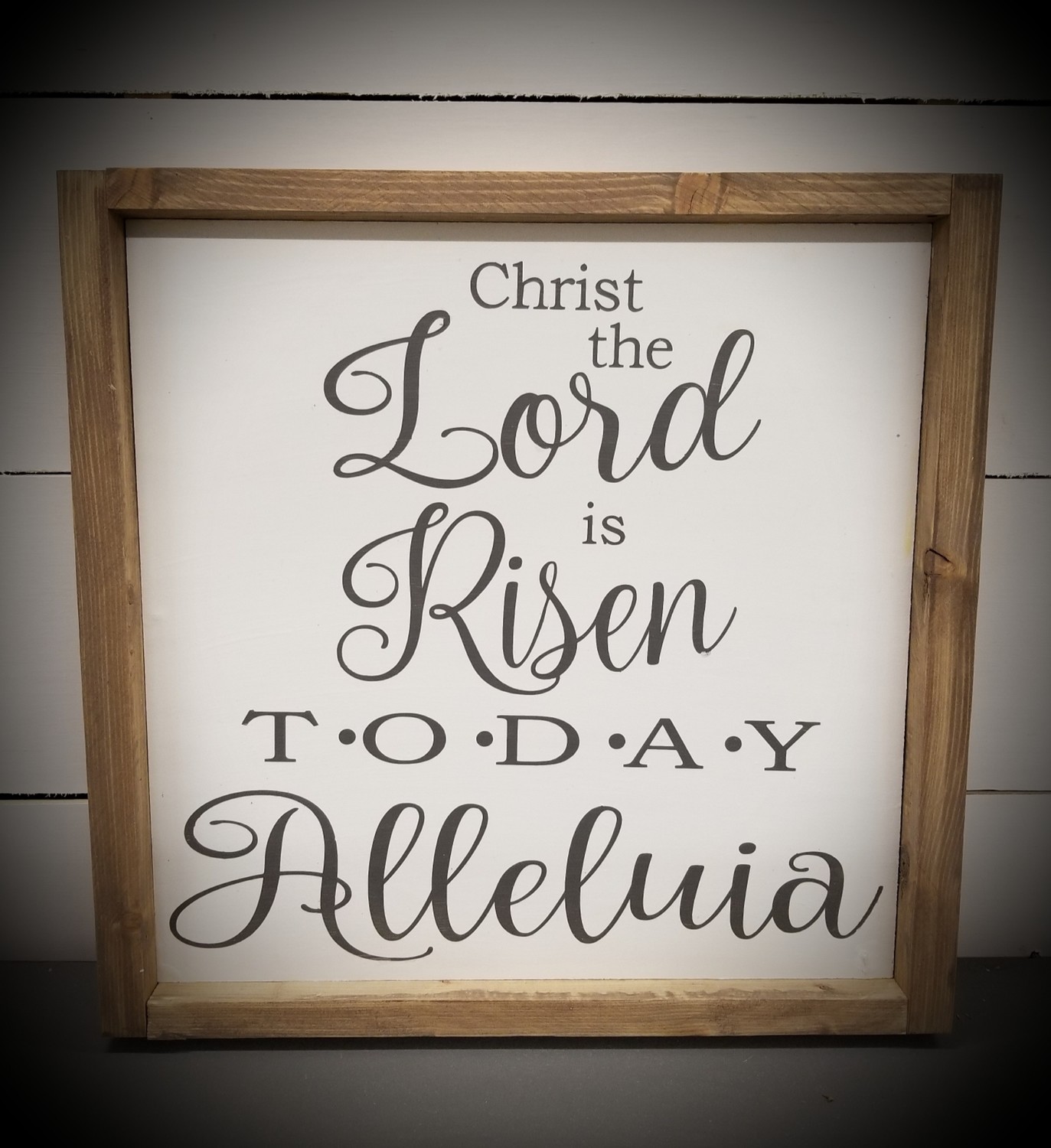 ALLELUIA SIGN ( 12 x 12&quot;)